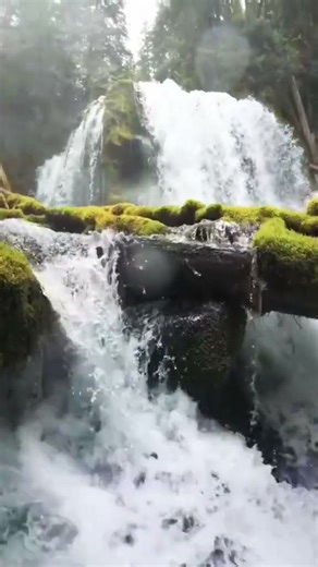 Beautiful relaxing water sound #waterfall #relax 💆😙🌊