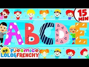 UČIMO SLOVA (15 min Loop) 🎈 *ABECEDA* na hrvatskom | Dječja EDUKATIVNA pjesmica