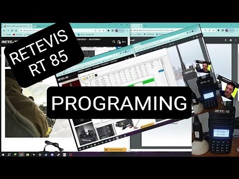 RETEVIS RT85 , PROGRAMING Using PC , Links & Tutorial & FIRMWARE INFO