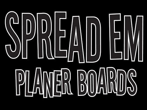 Spread Em Planer Boards assembly and tuning