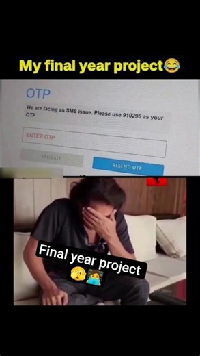 college made us create a final year project so we did it 🫣 🧑‍💻 #shorts ‪@fullstackshivani‬