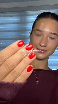 How I paint a perfect gel manicure #nailtech #nails #gelpolish ￼