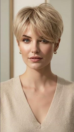 Champagne Blonde Soft Pixie Shag ✨ | Fall 2026 Hair Trend
