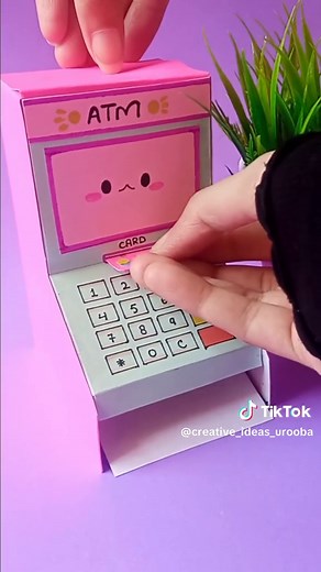 DIY Miniature ATM Machine Craft Idea Homemade