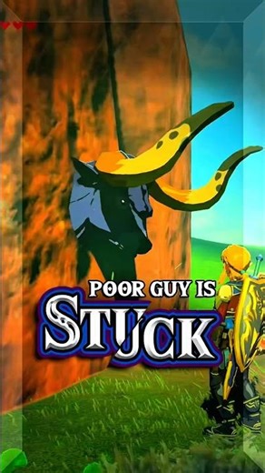 Breath of the Wild is NOT free of glitches. #zelda #zeldabreathofthewild #botw #gamingcommunity