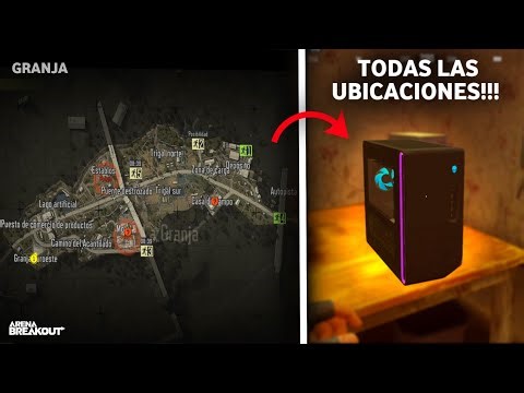 TODAS LAS UBICACIONES DE LOS PC DE ALIENWARE EN GRANJA | Arena Breakout Español
