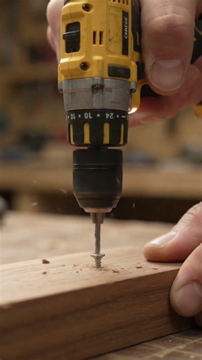 This Mini Drill Trick Will Blow Your Mind 🤯 #woodworking # #woodscraft #minisatisfying #tools