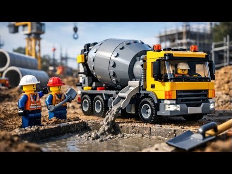 LEGO Cement Mixer Truck