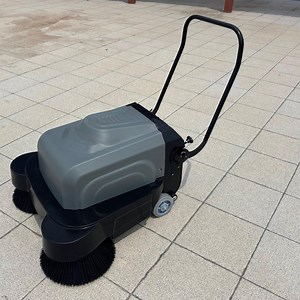 [Hot Item] Commercial Industrial Floor Push Manual Walk Behind Street Road Sweeper