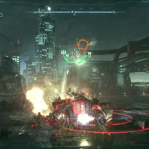 Batman vs Arkham Knight – Tank vs Attack Helicopter 🚁🔥 | The Battle for Gotham #shorts
