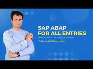FOR ALL ENTRIES | SAP ABAP Table joins | SAP TABLES