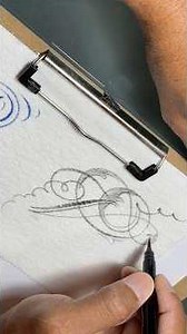 Brush Copperplate - V