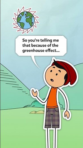 Greenhouse Heating | Greenhouse Gases and The Greenhouse Effect | BYJU'S Sticky Science #Shorts