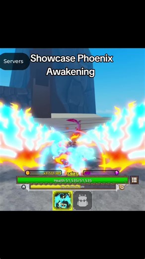 Phoenix V2 Showcase in King Legacy on Roblox