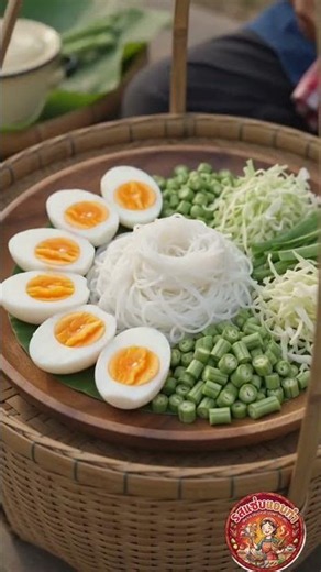 หมี่กะทิอุดรเป็นเมนูพื้นบ้าน #cooking #food #เมนูง่ายๆ #thaifood #recipe #ทำอาหาร #lunch #foodie