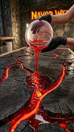 Mesmerizing Wooden Art: Epoxy Resin Magic Unveiled! ✨ Craft Your Dream Table!