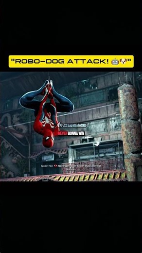 Spidey vs Robo-Dog! 🤖🐶 [4K60] #spiderman2 #gaming #ps5