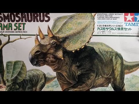 Dinosaure : Chasmosaurus 1/35 Tamiya
