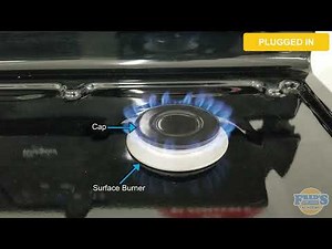 Making sure your burner caps & flame are correct on your gas range or oven
