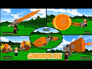 Aku Dapat Senjata Paling Keren Di Minecraft - Addon Generator Rex V2