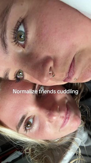 Normalize Friends Cuddling: Naps and Coffee Vibes