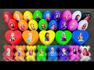 Disney Princess Slime ❄️ Discovering Frozen Slime Surprises with Elsa & Anna! Satisfying ASMR