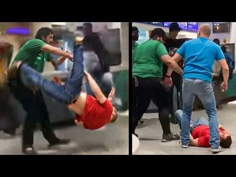 Karen Gets Body SLAMMED By Taco Bell Employee..