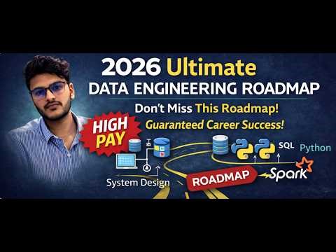 Ultimate Data Engineering Roadmap 2026 🚀 | How to Crack High Paying Data Engineer Jobs #dataengineer