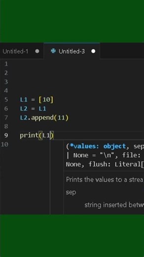Astuce Python copier une liste proprement - Spécialité NSI Terminale