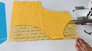 Designer Net Blouse Design | Net Blouse Back Neck Design Cutting and Stitching | Mandeep Designs