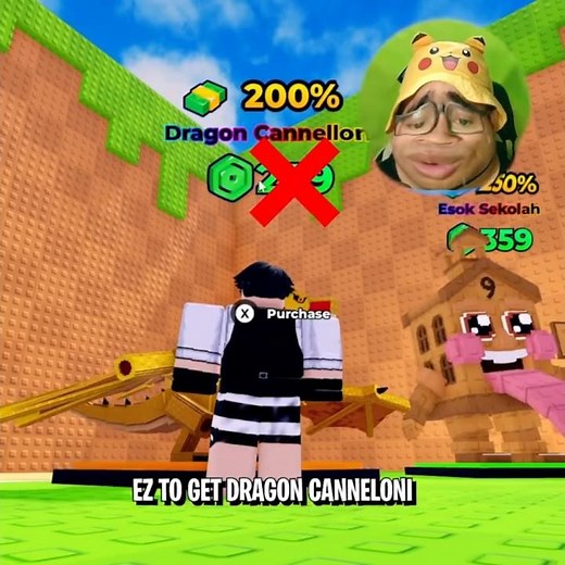 secret TRICK to ez get dragon cannelloni at Kick a Lucky Block 🔥 #roblox