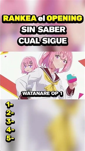 RANKEA los OPENINGS ANIME sin SABER EL SIGUIENTE! 😂