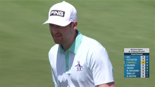 Brian Campbell's chip leads to tap-in birdie at Mexico Open