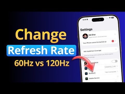 How to Change Display Refresh Rate on iPhone (60Hz vs 120Hz ProMotion)