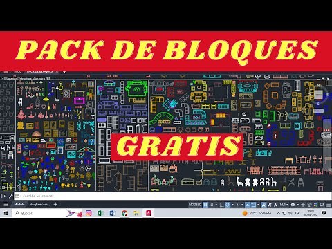 PACK DE BLOQUES DINAMICOS EN AUTOCAD GRATIS