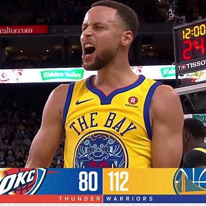 The Golden State Warriors put on a monster second half to demolish the Thunder. | ESPN