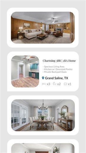Charming Home for Sale in Grand Saline, TX | 814 N Spring St, Grand Saline, TX 75140