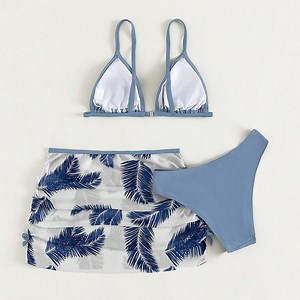 [Hot Item] Girl's Tropical Split Swimsuit Kids Swimwear
