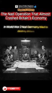 How Nazi TRIED to Crash Britain’s Economy #historyshorts