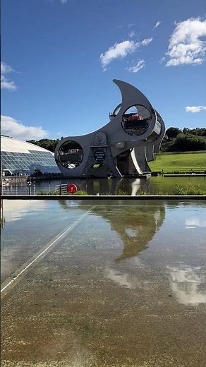 The world's only rotating boat lift you have to see to believe ; the Falkirk Wheel Scotland