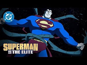 Superman vs. The Elite - Fight on the Moon | Super Scenes | DC