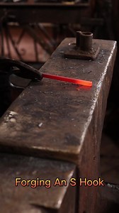 76K views · 2K reactions | Forging an S hook. #reels #forging #blacksmithing #hook #crafts #diy | Black Bear Forge | Facebook