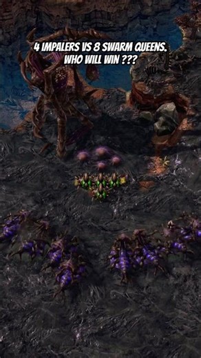 Epic Zerg Face-Off: 4 Impalers vs 8 Swarm Queens! | SC2.BattleRumble #rts #starcraft2 #스타크래프트2 #sc2