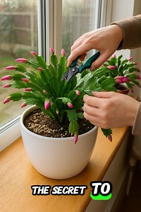 One tiny pruning trick… and your Christmas Cactus explodes with new buds! | Easy planting Tips