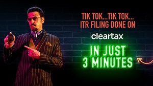 TIK TOK...TIK TOK...will ITR filing get done on Cleartax in just 3 minutes? Yes! With Cleartax, you can file your ITR in 3 minutes and a few simple steps. Just enter your PAN details and voila! you're done. So hurry and file now: http://bitly.ws/Jay2The #relaxkarocleartaxkaro #itr2023 #incometaxreturn #incometax #taxfiling | Clear from ClearTax