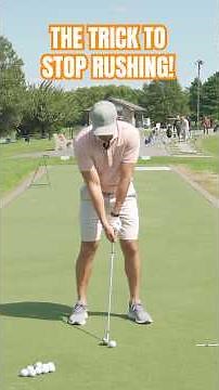 The Trick To Stop Rushing Your Golf Swing! #shorts #golf #golfer #golfswing #ericcogorno #golftips