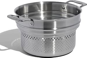 Made In Cookware | Stainless Steel Pasta Insert | Premium Stainless Steel | Professional Cookware | Crafted in Thailand | Fits 6 and 8 QT Stock Pots