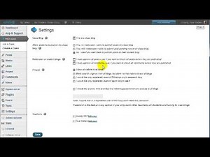 How to set up My Class on an Edublogs blog