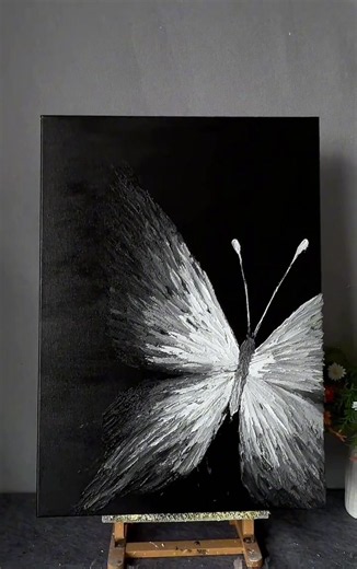 Acrylic Art Texture Techniques for TikTok Drawing