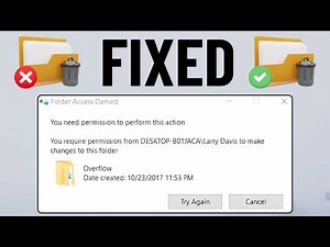 Fix Can’t Delete File or Folder on Windows 11 | How to Force Delete
